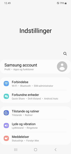 Vælg Forbindelse