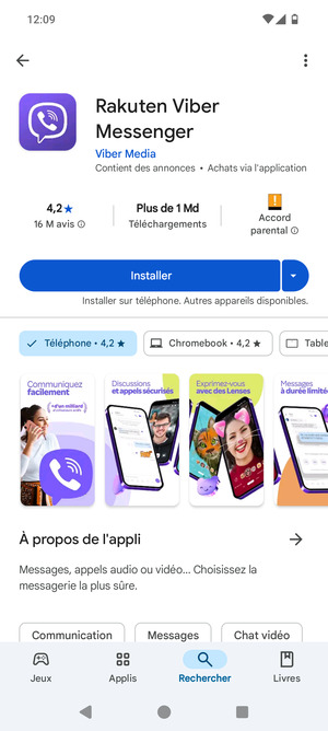Sélectionnez Installer