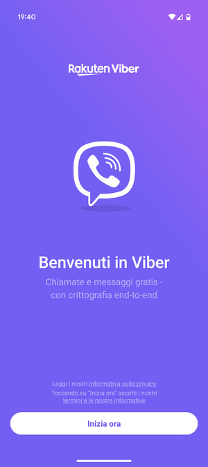 L'app è pronta per l'uso