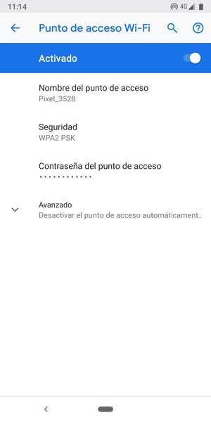 El teléfono ha sido configurado para su uso como módem
