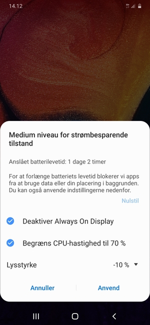 Vælg Anvend