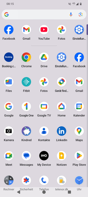 Wählen Sie Einstellungen