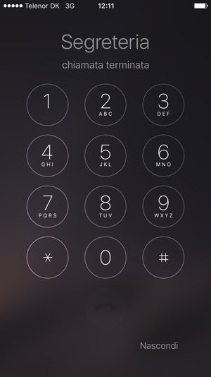 Sto chiamando la segreteria telefonica