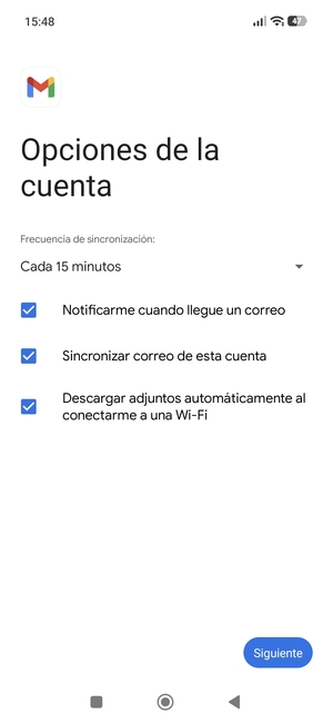 Seleccione Siguiente