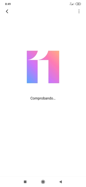 Espere a que la búsqueda termine