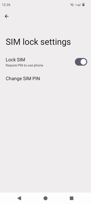 Select Change SIM PIN