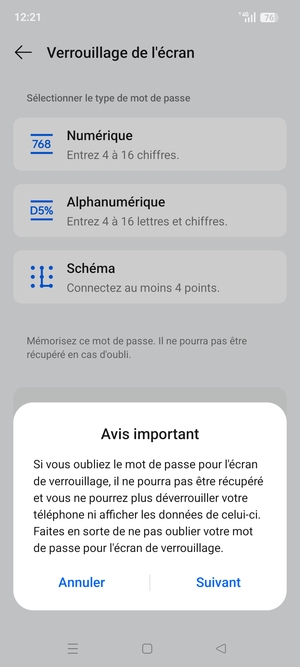 Sélectionnez Suivant