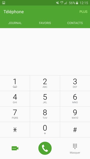 Appuyez longuement sur le numéro 1
