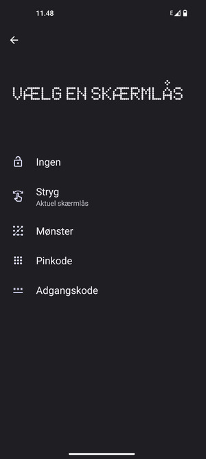 Vælg Mønster