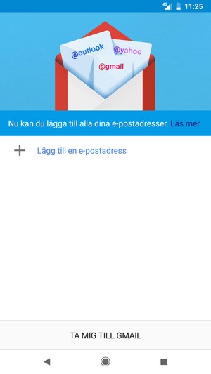 Välj Lägg till en e-postadresse