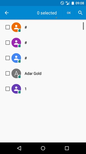 Select 0 selected