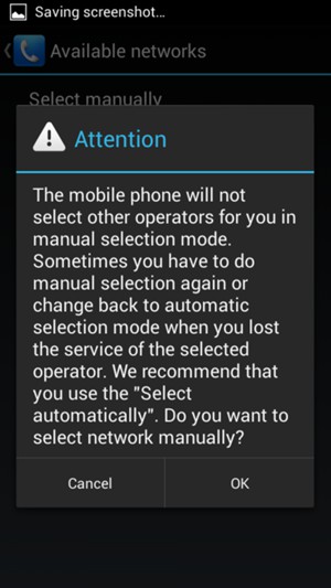 Select OK