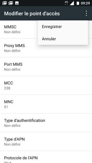 Sélectionnez Enregistrer