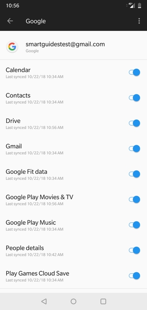 Select the Menu button