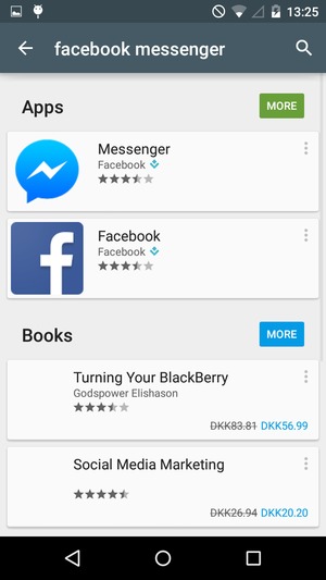 Select the app
