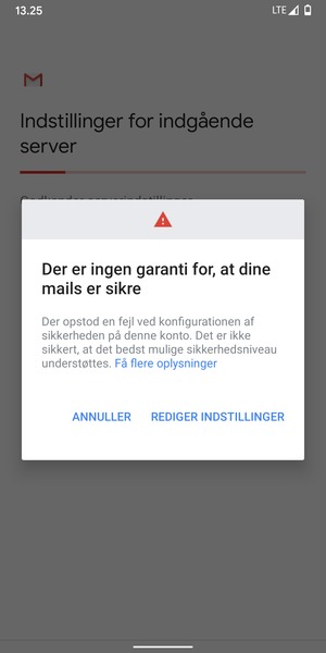Vælg REDIGER INDSTILLINGER