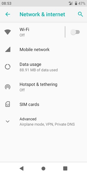 Select Mobile network