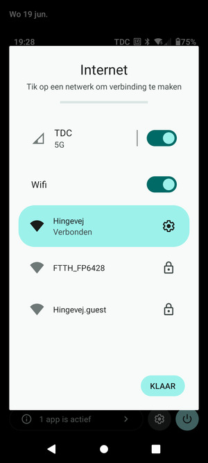 Schakel Wifi uit