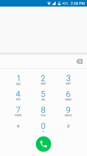 Press and hold the number 1