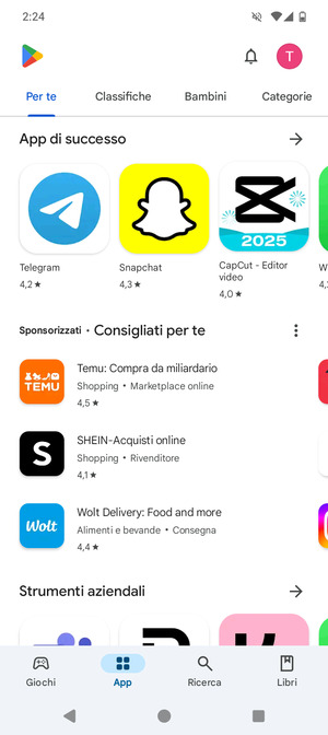 Seleziona Ricerca