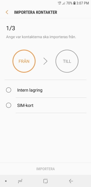 Välj SIM-kort