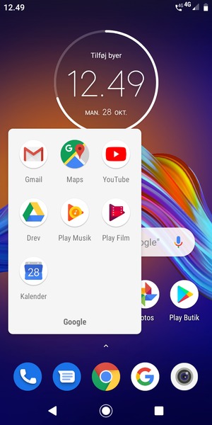 Vælg Gmail
