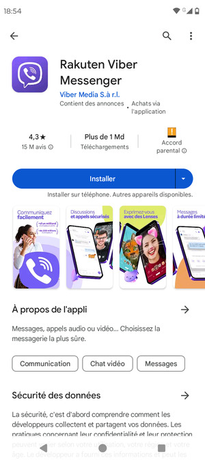 Sélectionnez Installer