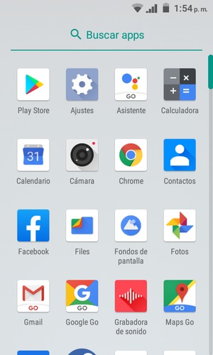 Seleccione Ajustes