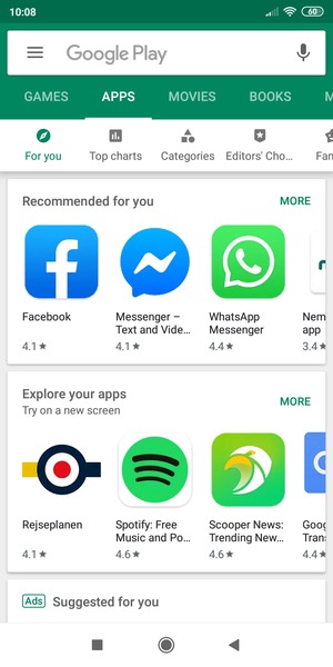 Select the Search bar