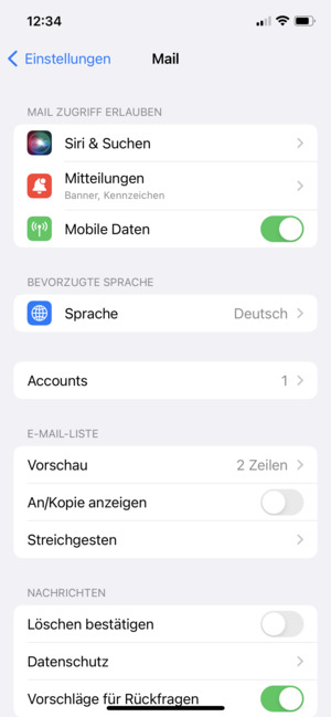 Ihr Konto ist einsatzbereit