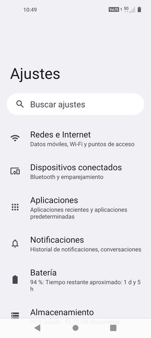 Seleccione Redes e Internet