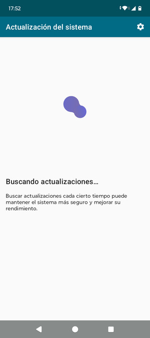 Espere a que la búsqueda termine
