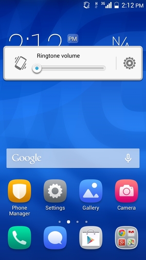 Continue to press for vibration mode