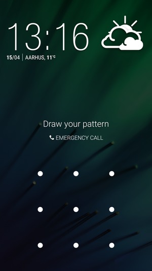 Your phone is now secure with a screen lock