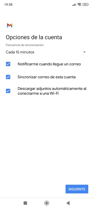 Seleccione SIGUIENTE