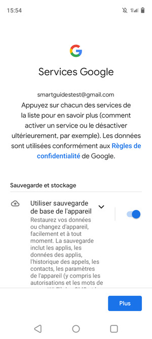 Sélectionnez Plus