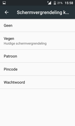 Selecteer Patroon