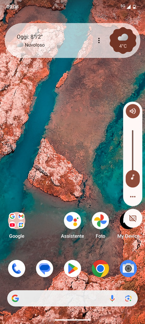 Per modificare le impostazioni dell'audio, seleziona Suono
