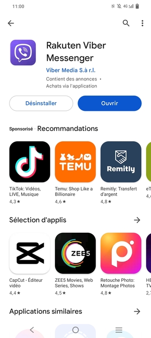 Sélectionnez Ouvrir