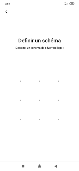 Dessinez un motif de déverrouillage