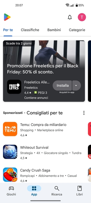 Seleziona Ricerca