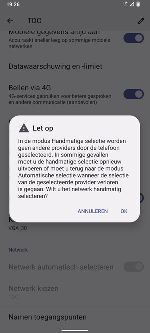 Selecteer OK