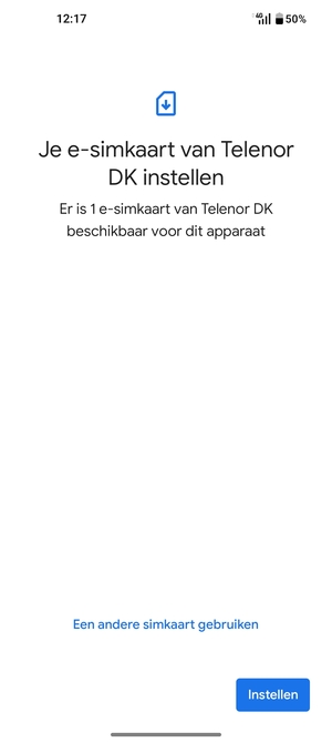 Selecteer Instellen