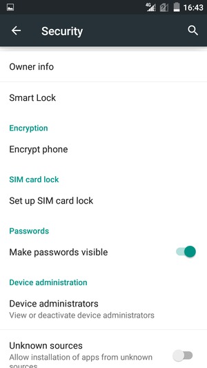 Select Set up SIM card lock