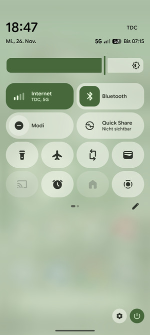 Wählen Sie Bluetooth