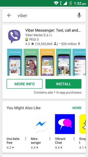 Select INSTALL