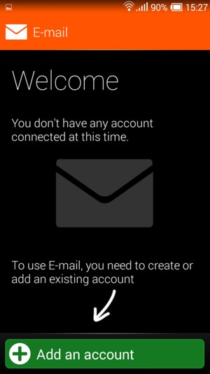Select Add an account