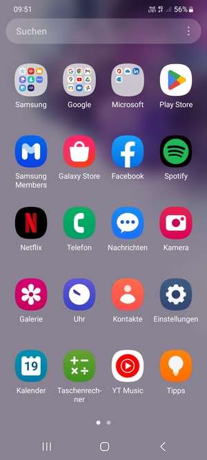 Wählen Sie Einstellungen