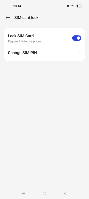 Select Change SIM PIN