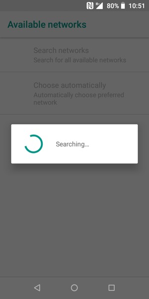 Wait for the search to finish